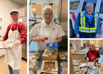 At many Salvation Army location across Canada, you will find selfless individuals with a passion for helping and making a difference. They graciously volunteer at programs such as food banks, street outreach and Christmas supports...