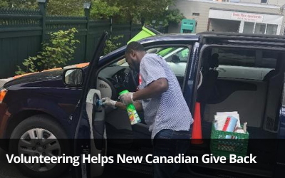 volunteering helps canadian give back