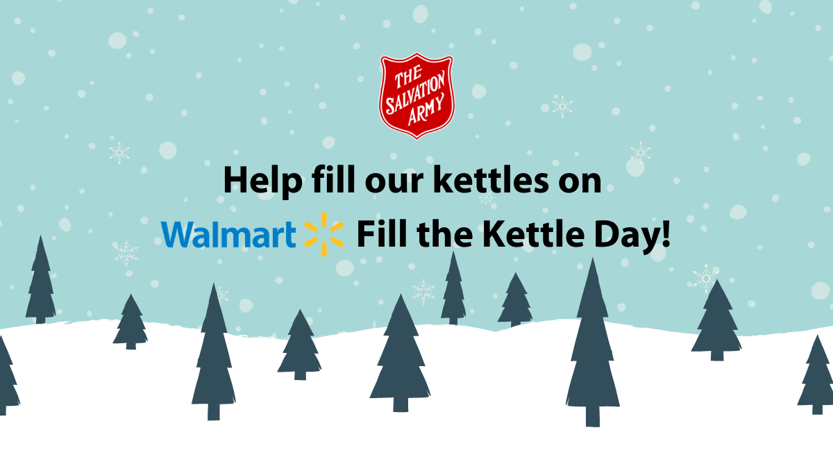 Partner with Walmart Canada and The Salvation Army to Help Fill the Kettle