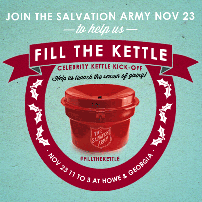 Christmas Kettle kick off 