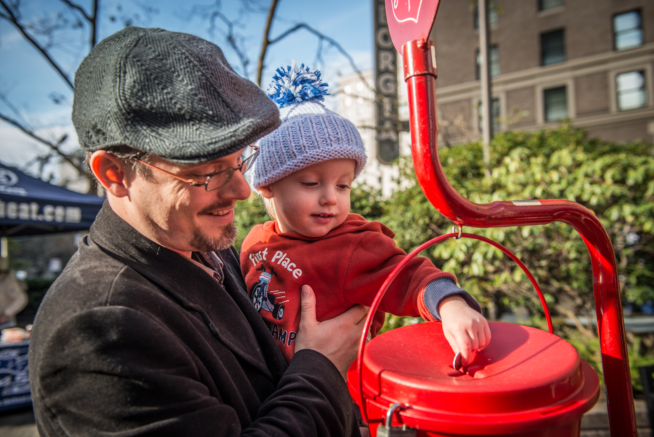 Father and Boy - Donate to Kettle