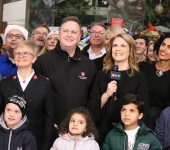 Salvationists and friends gather at toy mountain kick off