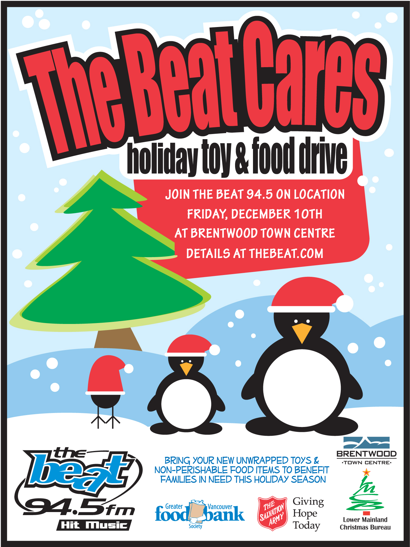 The Beat Cares Holiday Toy and Food Drive