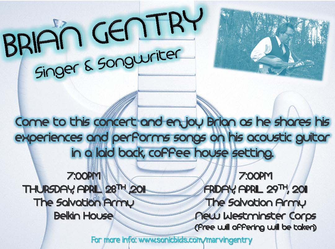 Brian Gentry performs live!