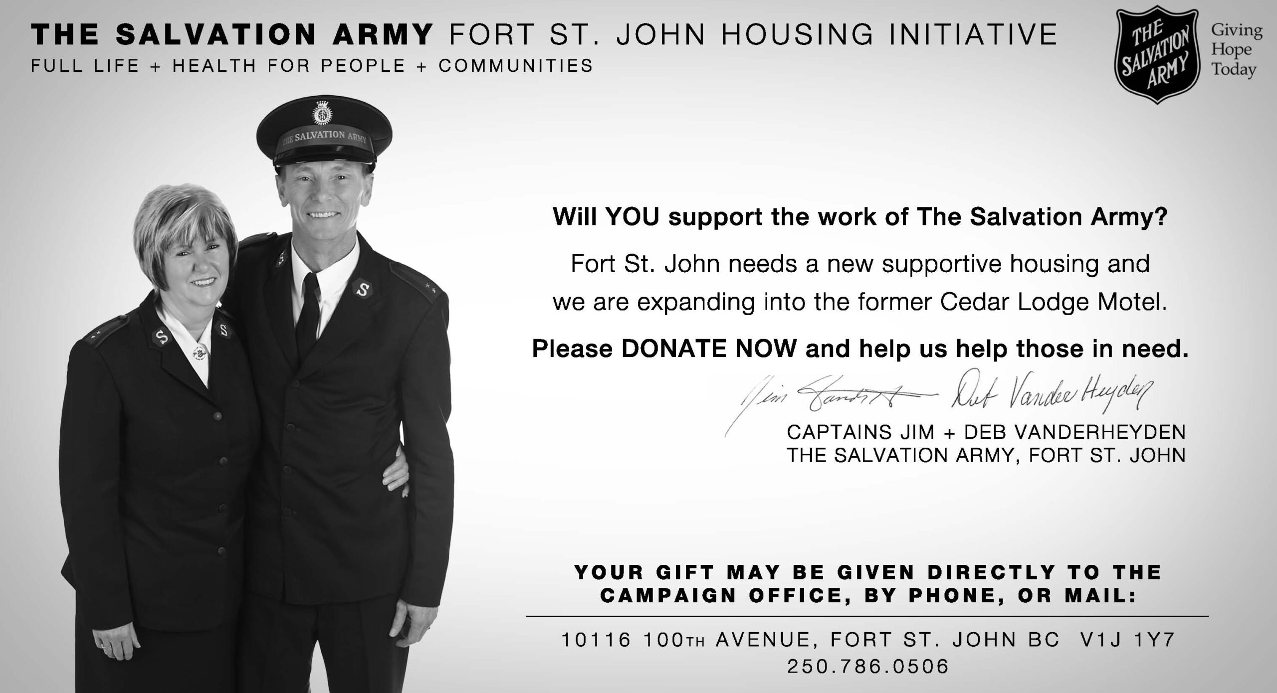 Northern Centre of Hope needs your support.