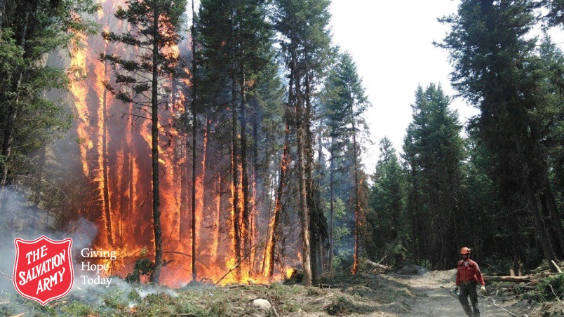 The Salvation Army Responds as Fires Rage