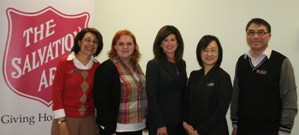 Minister Ambrose visits Salvation Army Community & Family Services