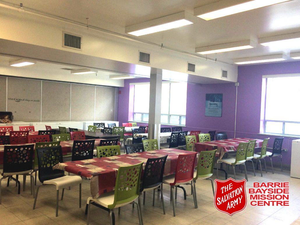The Salvation Army Bayside Mission eating area