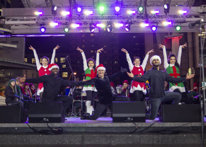 Dancers at Christmas in the Square