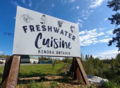 Freshwater Cuisine Sign