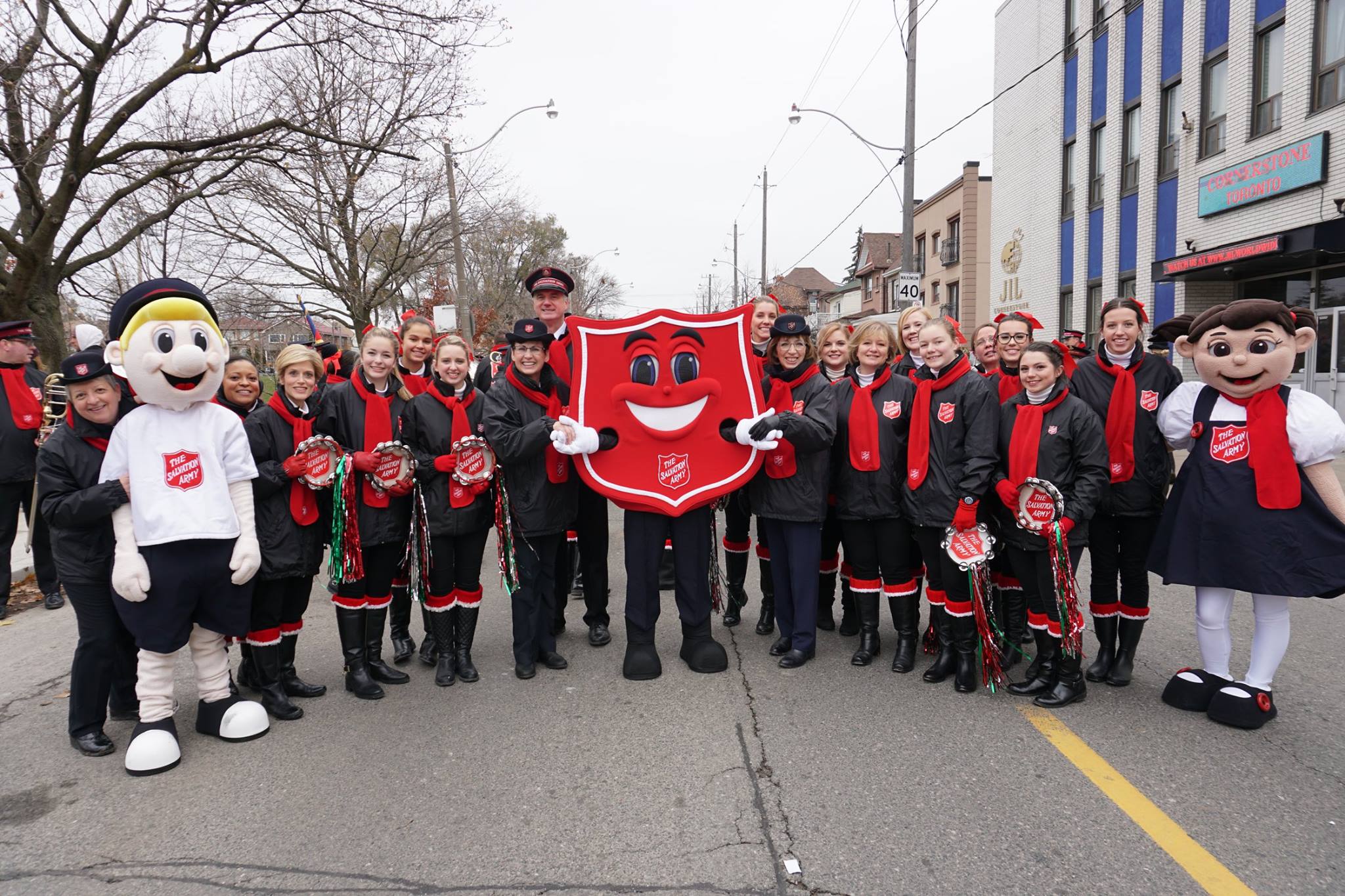 Group Photo at Toronto Santa Claus Parade