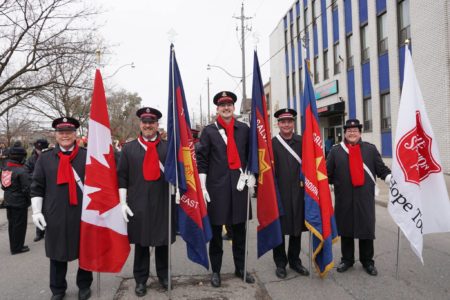 Flag Bearers at Toronto Santa Claus Parade