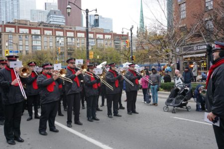 Salvation Army Band at Toronto Santa Claus Parade
