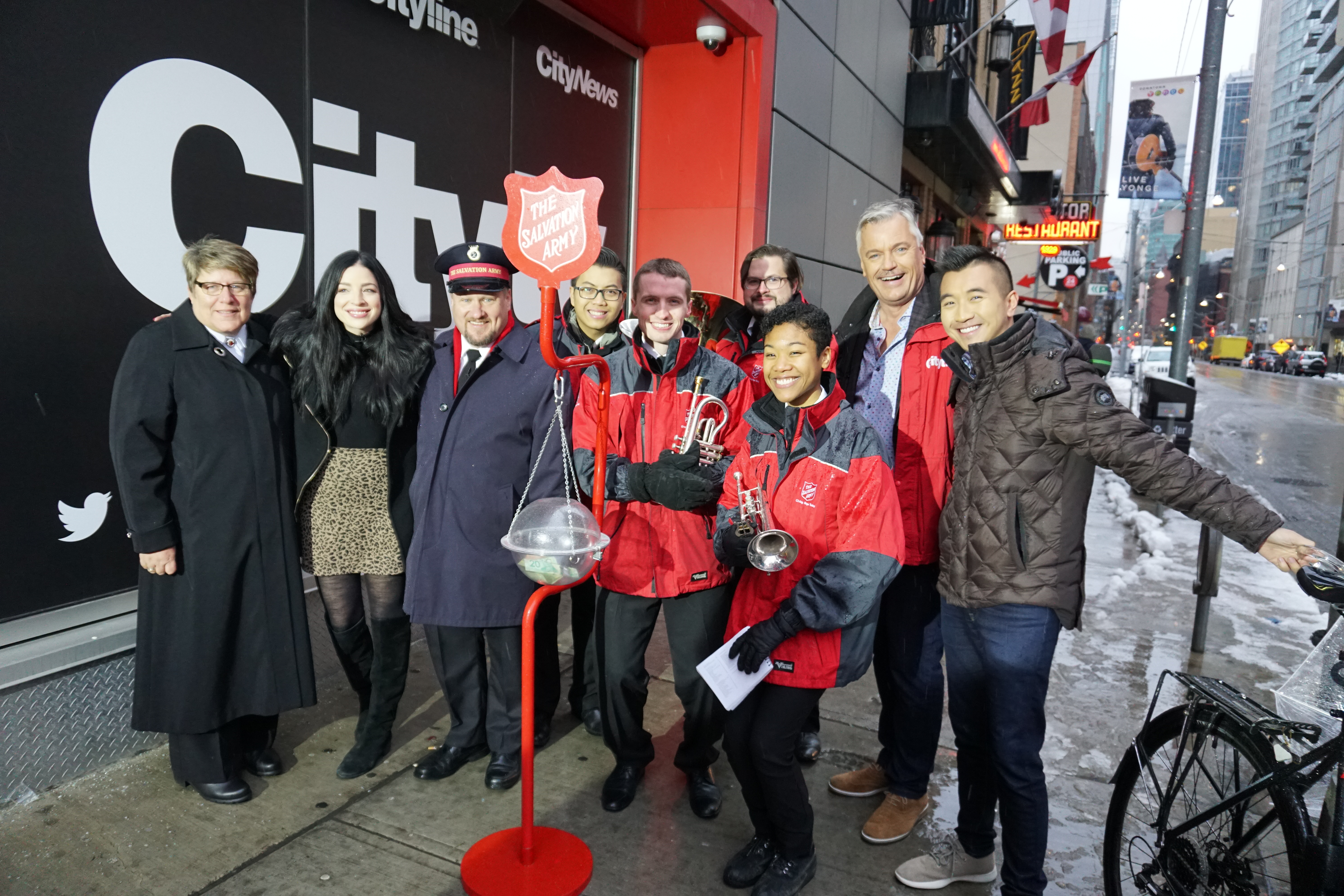 Salvation Army Kettle Launch with Breakfast Television