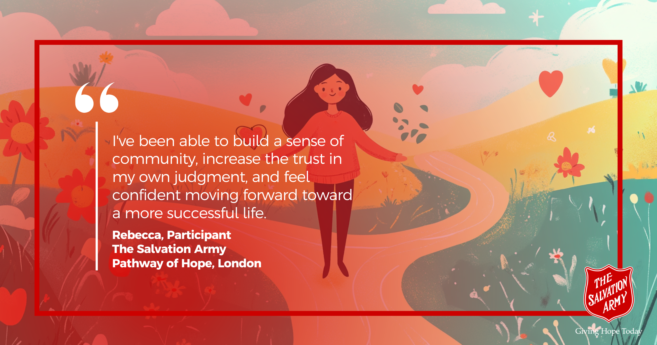 Finding Hope: Rebecca’s Transformative Journey with The Salvation Army