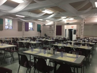 Room at Bloor Central where Community Meals are served 