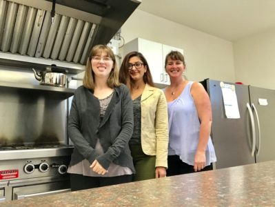 Janet Rodin, Aisha Malik (Health Unit Dietician /Food Security Working Group), and Heather Kirby (General Manager of the Kawartha Lakes Food Source).