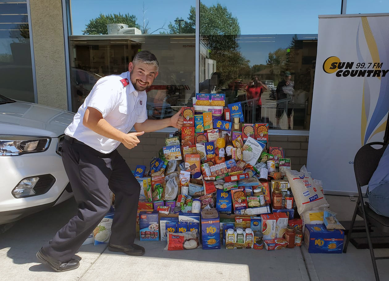 High RIver Salvation Army food drive