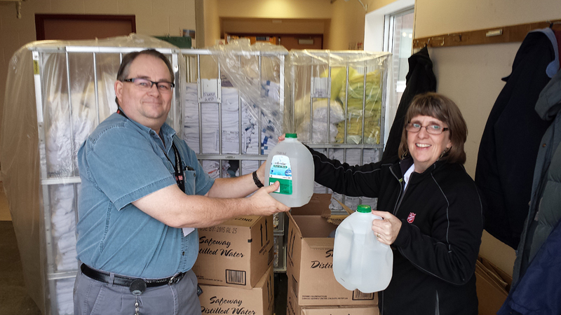 Golden West Centennial Lodge receives water