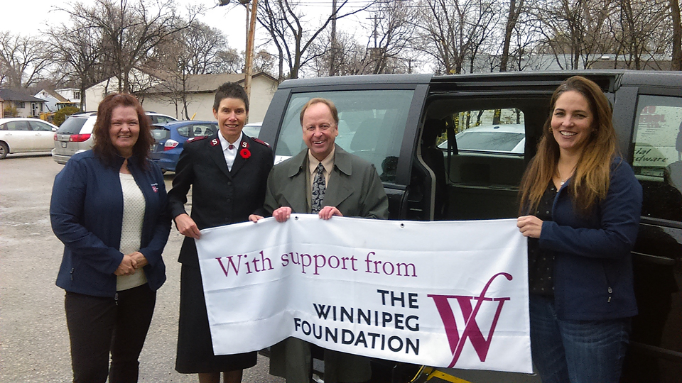 Winnipeg Foundation provides Community Venture members with Wheels of Dignity