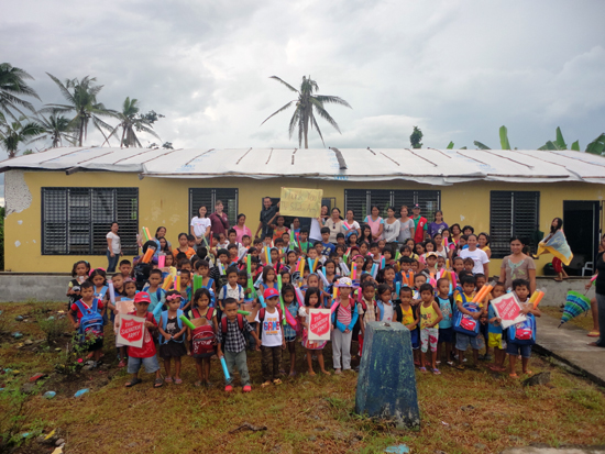 Catoogan School backpack distribution