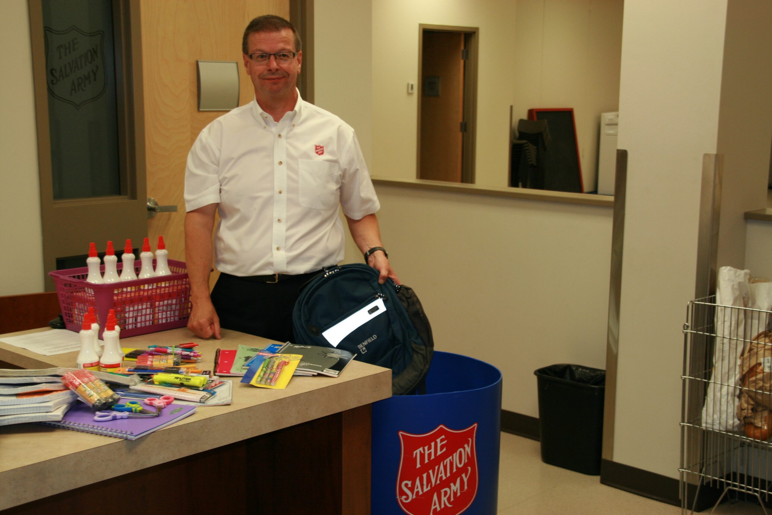 Salvation army scholl supplies deals donation