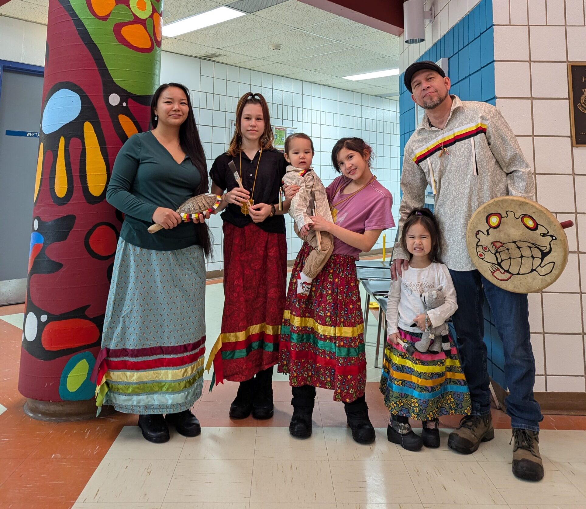 Welcoming Community with Traditional Art