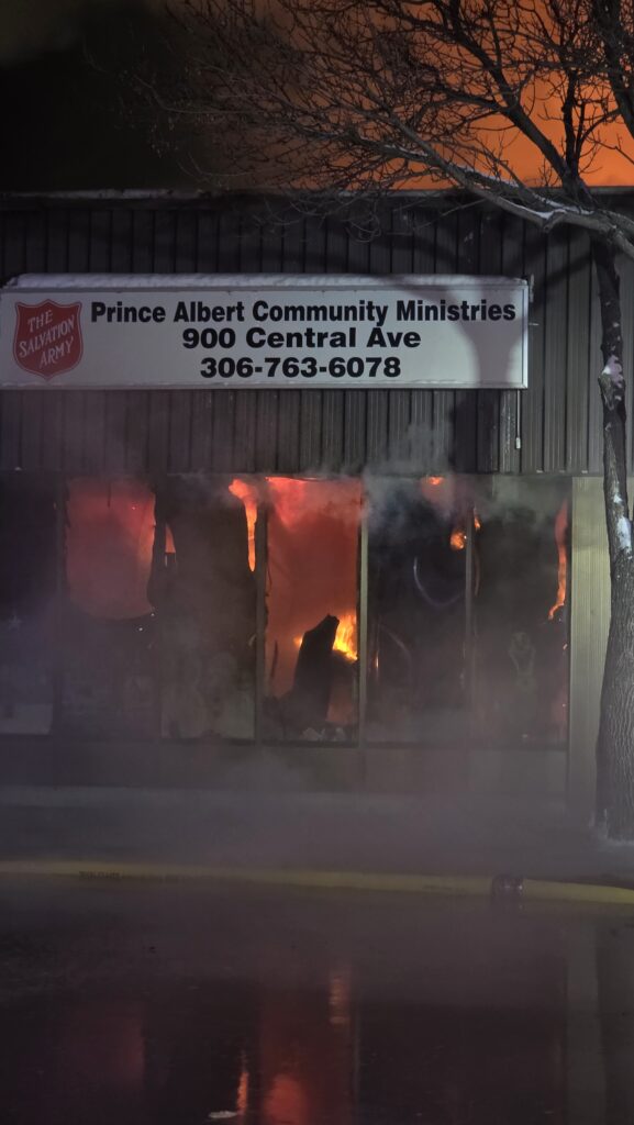 News Release: Fire Destroys The Salvation Army Prince Albert Community Services on Christmas Day