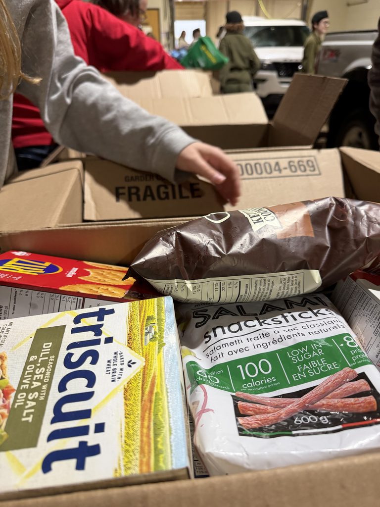 Grande Prairie Community Comes Together to Help Fill Salvation Army Food Bank Shelves
