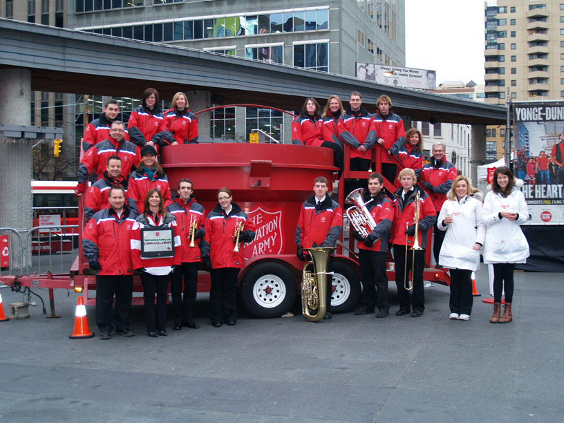 Salvation Army Christmas Kettle Campaign 2010