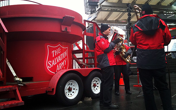 The Salvation Army International - Christmas Kettle is a shining light of  hope across the world