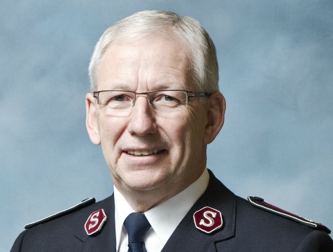 Commissioner Brian Peddle, Territorial Commander for The Salvation Army Canada and Bermuda Territory