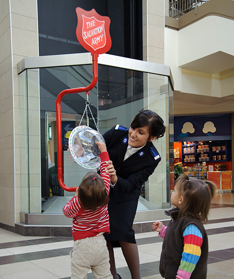 The Salvation Army's annual Christmas campaign is one of Canada's most significant and recognizable annual charitable events. The iconic Christmas kettle is hosted at more than 2,000 storefront, sidewalk and shopping mall locations across the country.