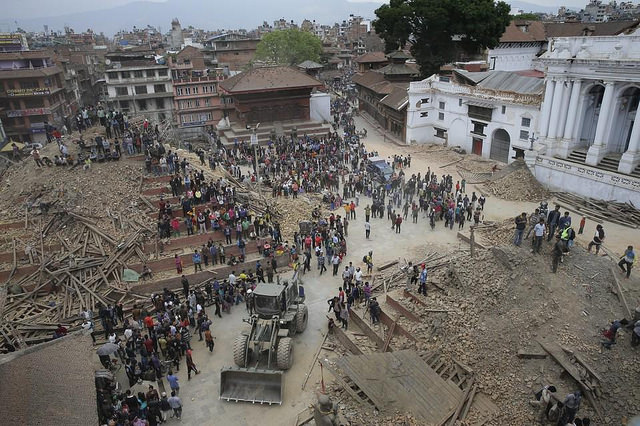 Nepal Disaster Relief. Photo: Flickr Mapbox
