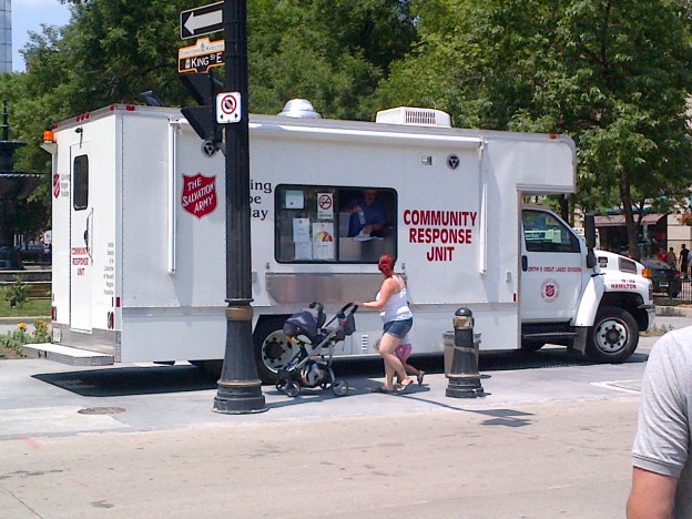 Salvation Army CRU Helps Vulnerable stay cool during hot weather