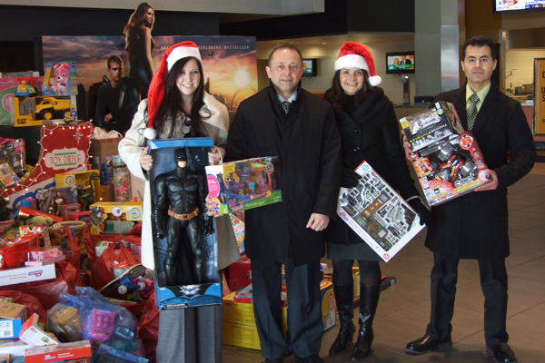 Cineplex, Dartmouth, N.S., partners with The Salvation Army to receive toys