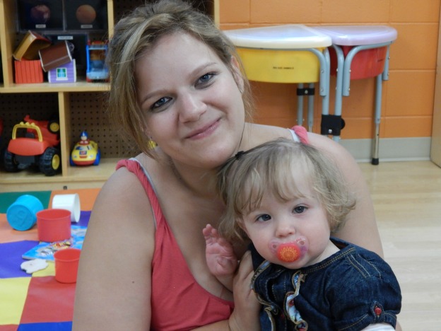 mother and child at Salvation Army play group at Ottawa Bethany Hope