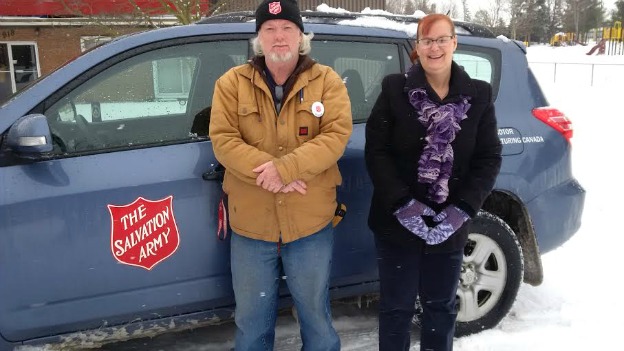 Salvation Army driver in Woodstock transports client to medical appointments
