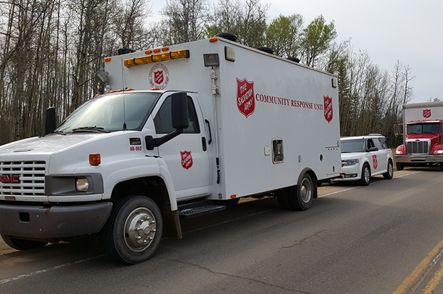 Alberta Fire Response mobile feeding unit