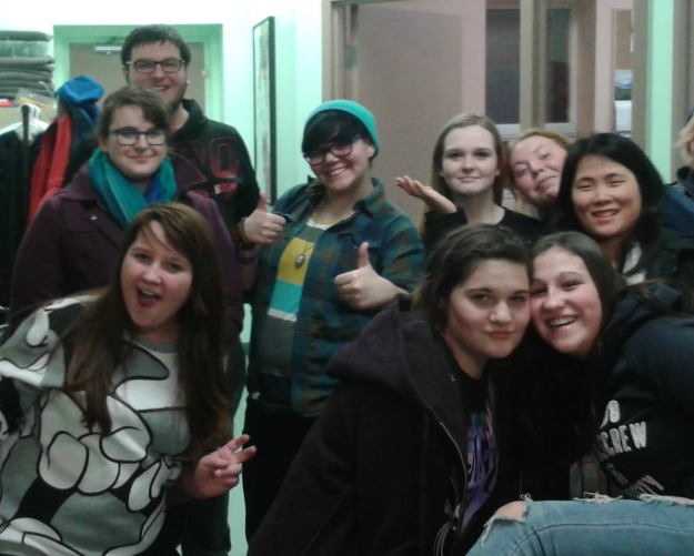 At-risk youth at Salvation Army in Pembroke pose for photo