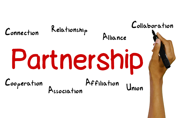 Partnership affillation union cooperation connection alliance relationship