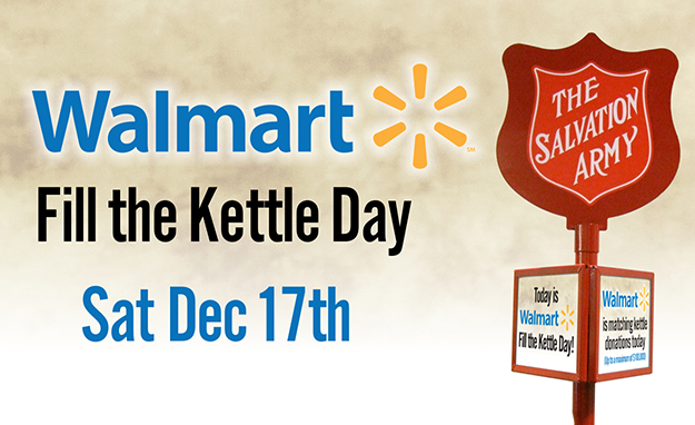December 17 Walmart fill the kettle day