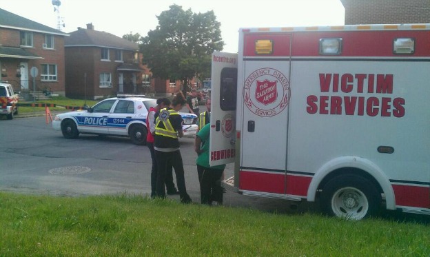 Salvation Army victim services mobile canteen assists in Ottawa fire