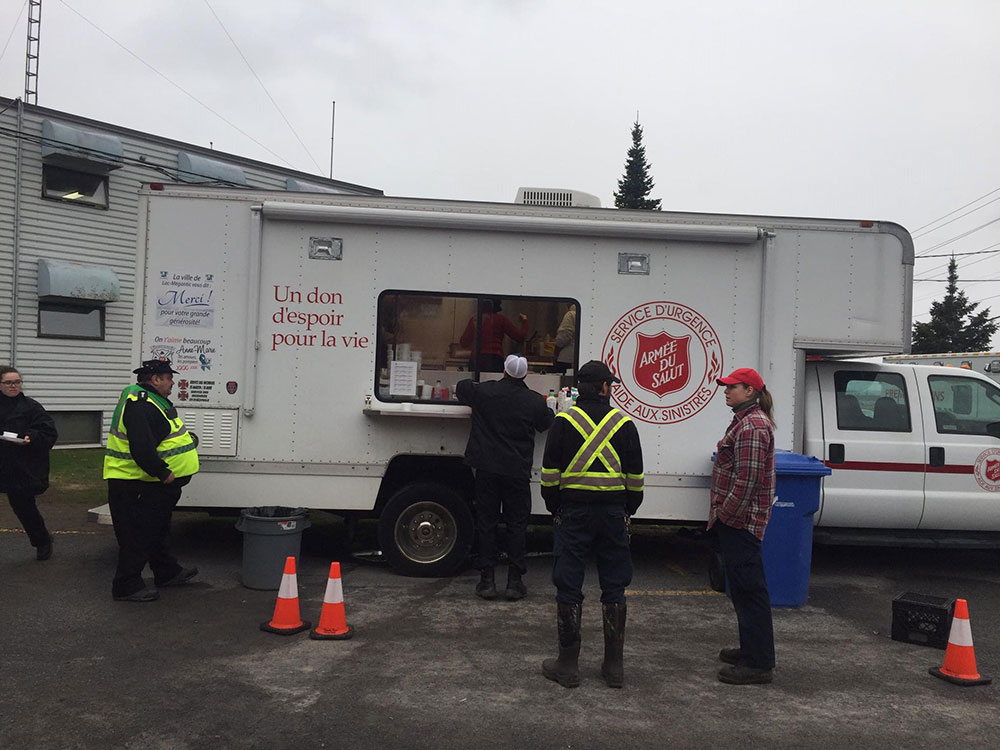 Salvation Army responds to floods in Quebec