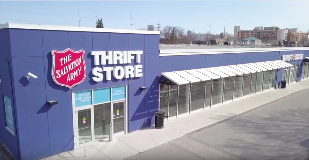 an image of a Salvation Army thrift store
