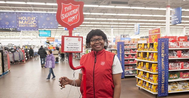 Kettle volunteer at Walmart