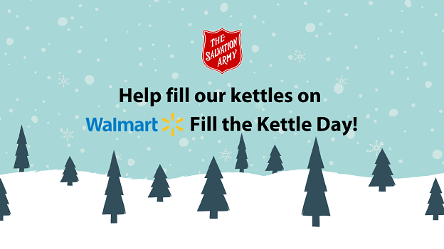 Help fill our kettles on Walmart Fill the Kettle Day