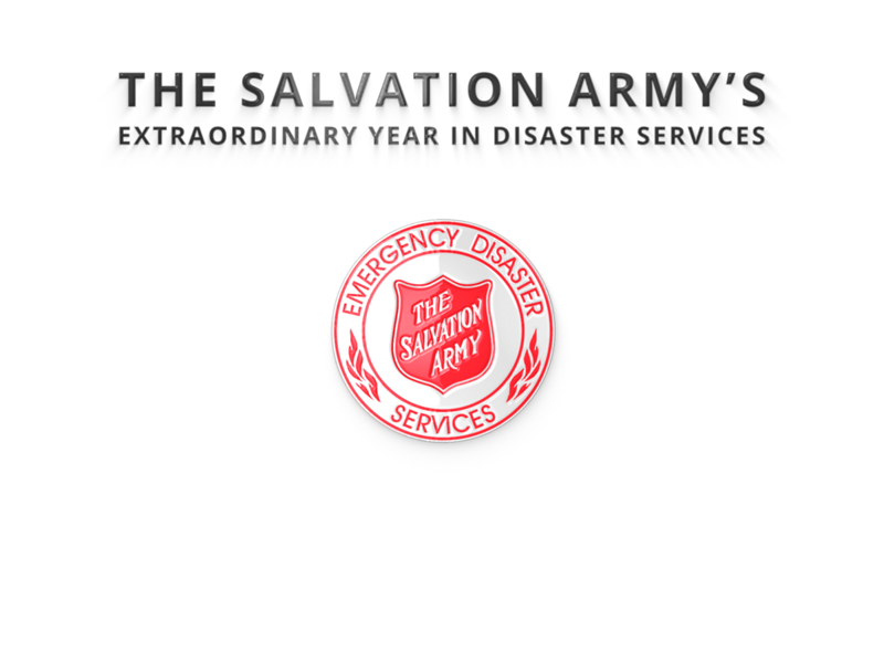 The Salvation Army's extraordinary year year in disaster services