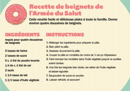 Recette des beignets de l’Armée du Salut