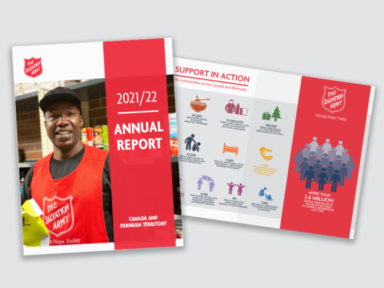 Salvation Army Launches 2021 2022 Annual Report WATCH The Salvation   Ar 2021 22 Web 800x600 1 768x576 